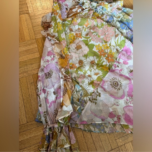Zimmermann super eight floral ruffle blouse - Picture 8 of 9